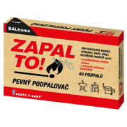 BALhome Zapal To! Pevný podpalovač 40 kusů