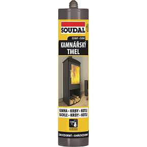 Soudal Kaminbauer Dichtmasse bis 1500 °C, schwarz, 280 ml