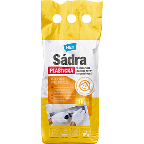 Het weißen plastische Gips, 1 kg