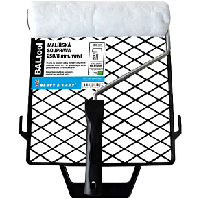 BARVY A LAKY HOSTIVAŘ Vinylroller zum Malen mit Halter und Gitter, 250 mm