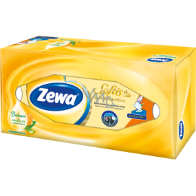 Zewa Softis Soft & Sensitive Box 4-lagige Papiertaschentücher, 80 Stück