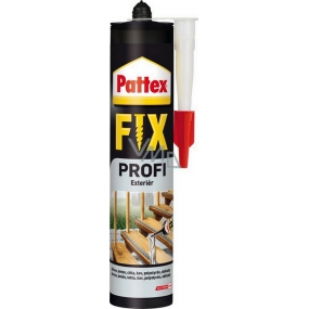 Pattex Profi Fix PL60 Außenkleber ersetzt Nägel, Schrauben und Dübel für saugfähige und nicht saugfähige Materialien 392 g