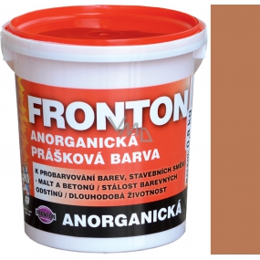Fronton Anorganische Pulverfarbe Braun mittelgroß für den Außen- und Innenbereich 800 g