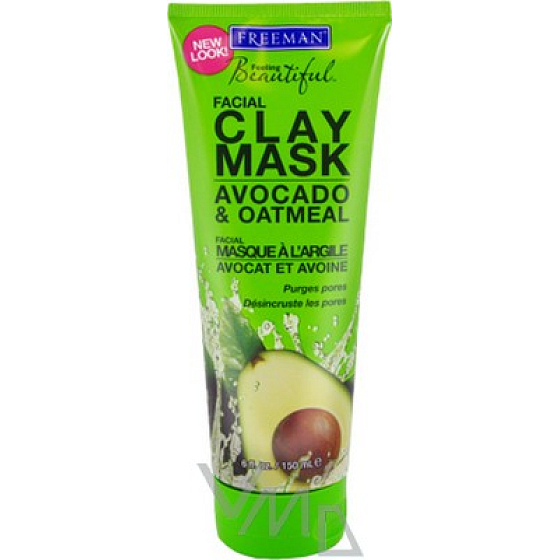 Freeman Feeling Beautiful Avocado und Hafer Kaolin Gesichtsmaske 150 ml