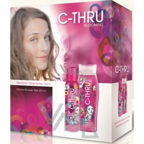 C-Thru Blooming Deodorant Spray 150 ml + Duschgel 250 ml, für Frauen Kosmetikset