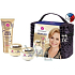 Dermacol Gold Elixir Tages- und Nachtcreme 2 x 50 ml, Pflege 75 ml + Etui, Kosmetikset