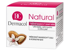 Dermacol Natural Nourishing Mandel Tagescreme 50 ml für trockene und empfindliche Haut