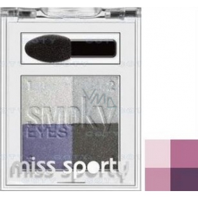 Miss Sports Studio Farbe Smoky Quattro Lidschatten 405 Pink Smoky 2,2 g