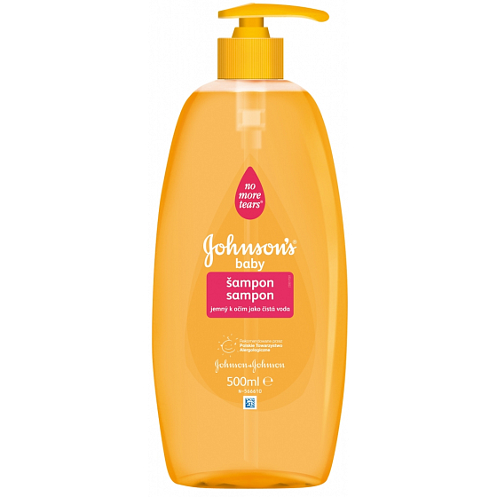 Johnsons Baby Shampoo mit Pumpe für Kinder 500 ml