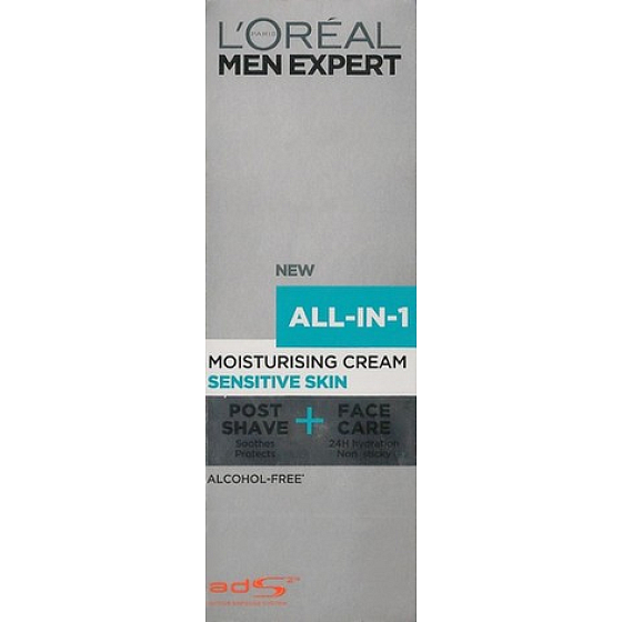 Loreal Men Expert All-in-1 Feuchtigkeitscreme für empfindliche Haut 75 ml