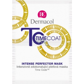 Dermacol Time Coat Gesichtsmaske intensiv verbessernde Gesichtsmaske 2 x 8 ml