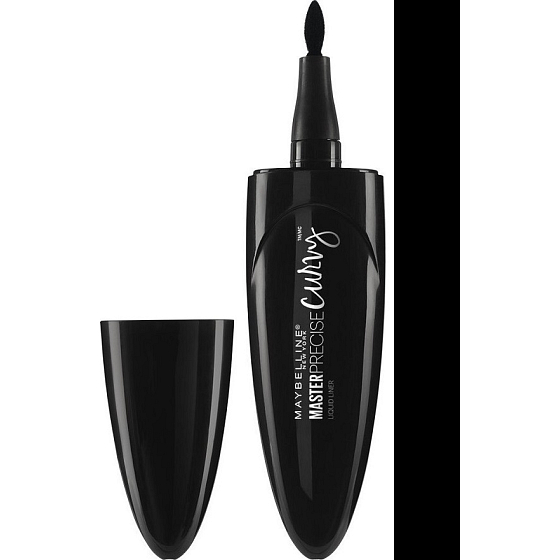 Maybelline Master Präziser kurviger Eyeliner Eyeliner in Stift 01 Schwarz 0,5 g