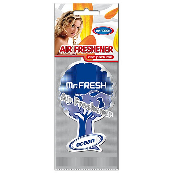 Mister Fresh Car Parfume Ocean hängender Lufterfrischer 1 Stück
