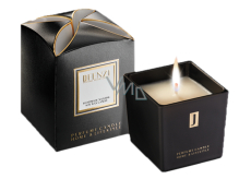 jFenzi Lili Ardagio Sojawachskerze mit dem Duft des Parfums Giorgio Armani Si Intense Handgefertigt schwarz 200 g
