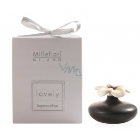 Millefiori Milano Schöner Diffusor-Blumenbehälter zum Duften von Duft mit porösem Top Mini Black