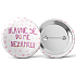 Nekupto Abzeichen Verliebe dich nicht in mich 5,5 cm