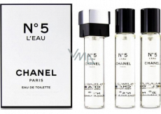 Chanel Nr.5 L Eau de Toilette Nachfüllpackung für Damen 3 x 20 ml