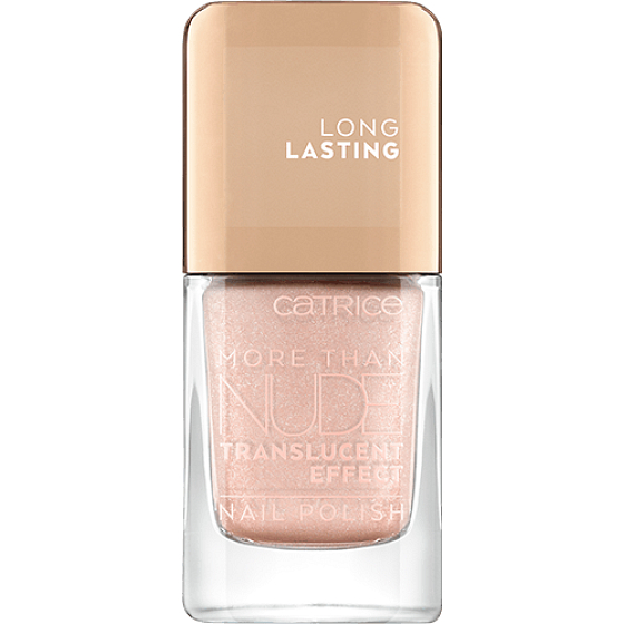 Catrice More Than Nude Translucent Effect Nagellack mit transluzentem Effekt 02 Glitter Is In The Answer 10,5 ml