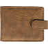 Albi Men's Affair Brieftasche Braun auf Schließe 12 x 9 x 3 cm