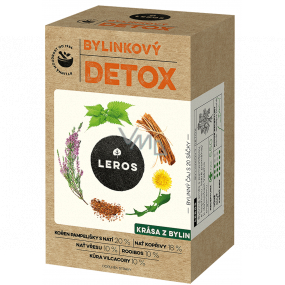 Leros Herbal Detox Kräutertee zur Entgiftung des Körpers 20 x 1,5 g