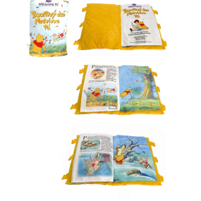 Disney Winnie the Pooh Stormy Day Kissen Buch versteckt ein Märchen 43 x 29 x 10 cm, empfohlen Alter 3+