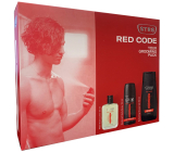 Str8 Red Code Aftershave 50 ml + Deodorant Spray 150 ml + Duschgel 250 ml, Kosmetikset für Männer