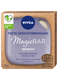 Nivea MagicBar reinigende Gesichtsseife mit Traubenkernöl für empfindliche Haut 75 g