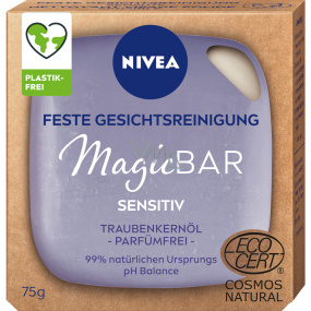 Nivea MagicBar reinigende Gesichtsseife mit Traubenkernöl für empfindliche Haut 75 g