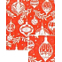Nekupto Weihnachtsgeschenkpapier 70 x 500 cm Roter weißer Flachmann