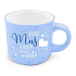 Nekupto Geschenk Mini-Tasse Fabelhafter Mann mit Herz am rechten Fleck 100 ml
