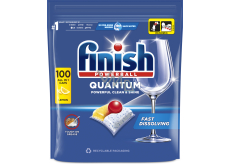 Finish Quantum All in 1 Lemon Sparkle Geschirrspültabs 100 Stück