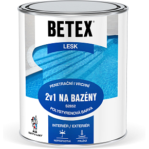 Betex s2852 2v1 Grund- und Deckfarbe für Schwimmbecken 0440 dunkelblau, 1 kg