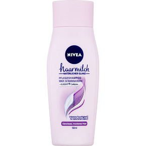 Nivea Hairmilk Natural Shine Pflegeshampoo, 50 ml