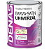 DENAS UNIVERZÁL-SATIN Oberfarbe für Holz, Metall und Beton, 0100 weiß, 0,7 kg