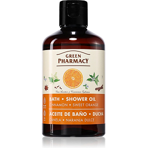 Green Pharmacy Bade- und Duschöl mit Zimt und süßer Orange 250 ml