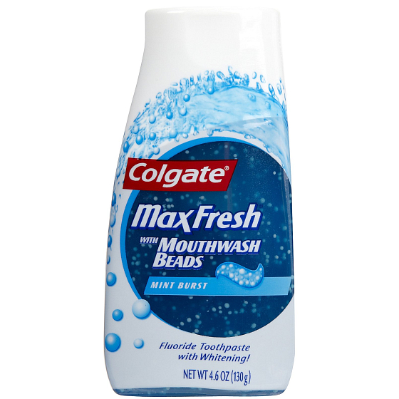 Colgate Max Fresh mit Mounthwash Beads Flüssige Zahnpasta 100 ml