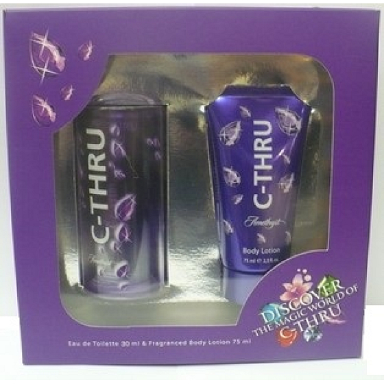 C-Thru Amethyst Eau de Toilette 30 ml + Körperlotion 75 ml, Geschenkset für Frauen