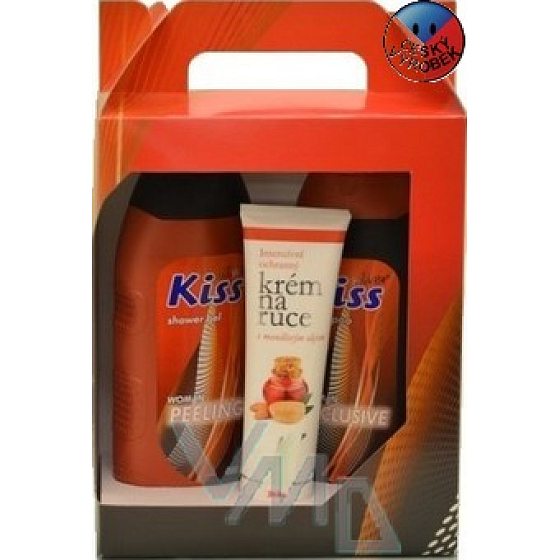 Mika Kiss Duschgel 400 ml + Shampoo 400 ml + Handcreme 100 ml, Kosmetikset