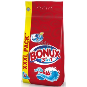 Bonux Active Fresh 3in1 Waschpulver 80 Dosen von 5,6 kg