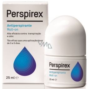 Perspirex Original geruchlose Kugel Antitranspirant Roll-On Unisex 3-5 Tage Wirkung 25 ml