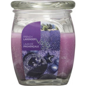 Bolsius Aromatischer französischer Lavendel - Duftkerze aus französischem Lavendel in Glas 92 x 120 mm 830 g, Brenndauer 100 Stunden