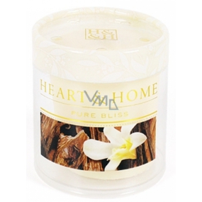 Heart & Home Sandelholz- und Vanille-Soja-Duftkerze ohne Verpackung brennt bis zu 15 Stunden 53 g