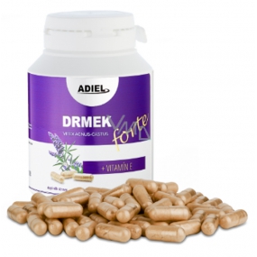 Adiel Drmek Forte mit Vitamin E reguliert die Sexualhormone, beeinflusst den Eisprung, die Reifung der Eier 90 Kapseln