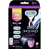 Wilkinson Hydro Silk Rasiermesser 5 Klingen für Frauen + Ersatzkopf 3 Stück, Kosmetikset