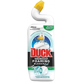 Duck Extra Power Pine Schaumaufhellungsgel Toilettenreinigungs- und Desinfektionsmittel 750 ml