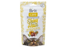 Brit Care Katzensnack Shiny Hair Salmon Zierliche, halbweiche Ergänzung für Katzen 50 g