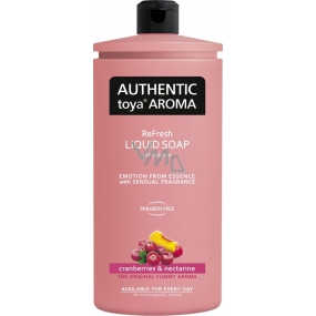 Authentische Toya Aroma Cranberries & Nectarine Flüssigseife nachfüllen 600 ml