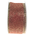 Ditipo Stoffband mit rotgoldenen Drahtstreifen 3 mx 25 mm