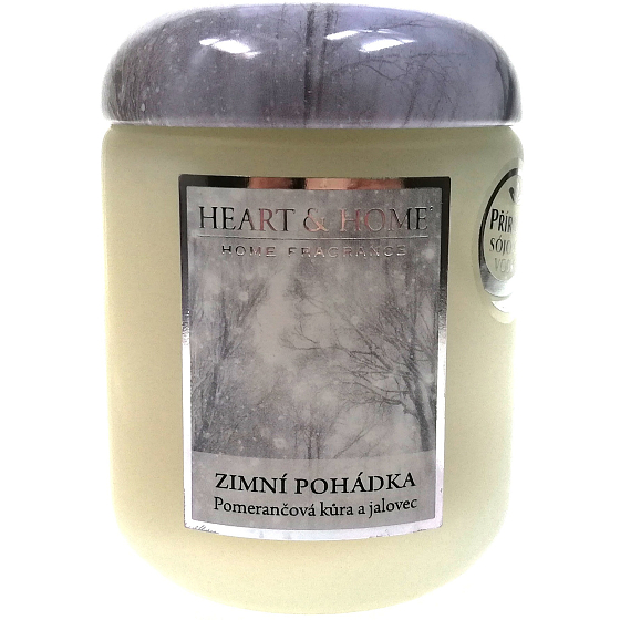 Heart & Home Winter's Tale Soja Duftkerze große Verbrennungen bis zu 70 Stunden 340 g