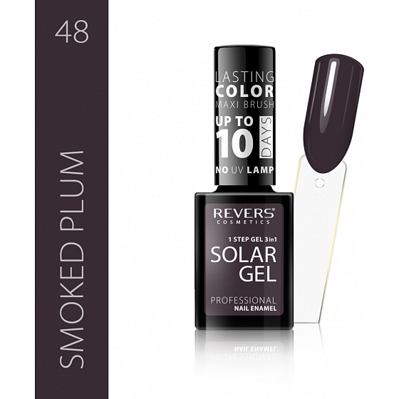 Revers Solar Gel Gel Nagellack 48 Smoked Plum 12 ml